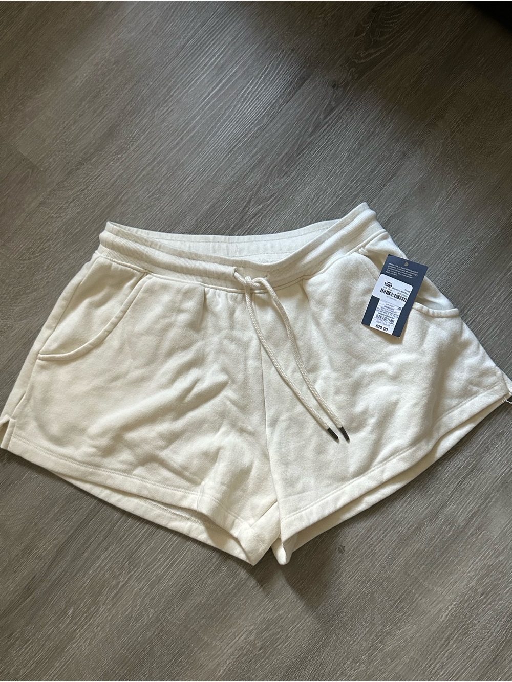 🌼3/$25 Universal Thread Cream Drawstring Athletic Shorts